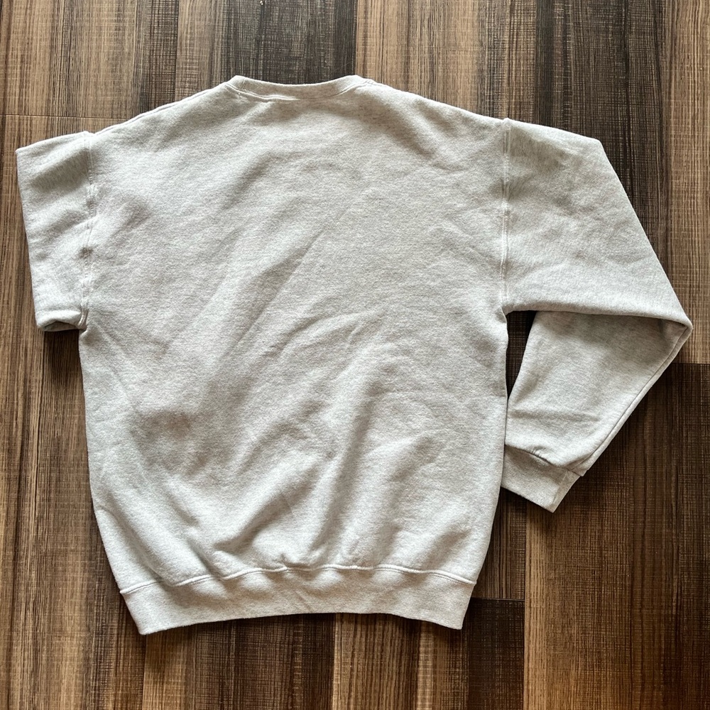 Jerzees Gray Crewneck Sweater - Picture 6 of 8